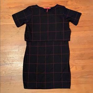 Cute BooHoo Plaid Mini Dress